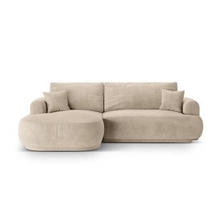 Micadoni Hoekslaapbank links met opbergvak Ella velvet