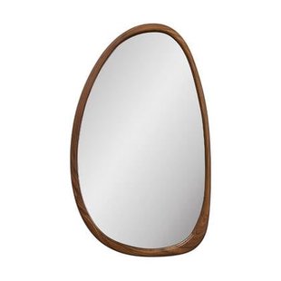 Artichok Adeline Organische Wandspiegel Bruin - 65 x 39 cm