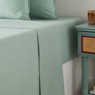 Plat laken, in katoen flanel, Clara