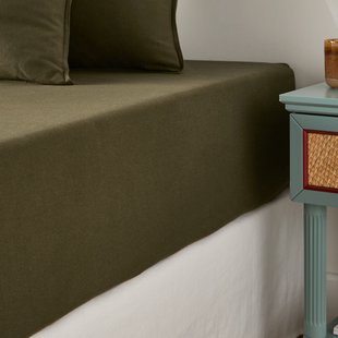 Hoeslaken, katoen flanel, omslag 30 cm, Clara