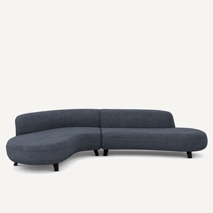 Katoen/linnen hoekbank Rosebury design E.Gallina