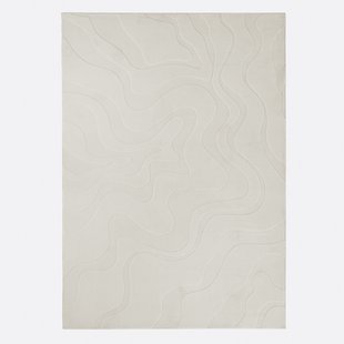 Rechthoekig vloerkleed, golfpatroon, Gioma