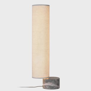 Unbound Vloerlamp H80 Canvas GUBI - Woonkamer - Scandinavisch - Steen - Met lampenkap