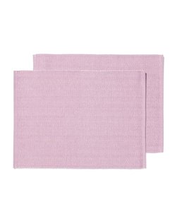 HEMA Placemats 35x45cm visgraat lila - 2 stuks