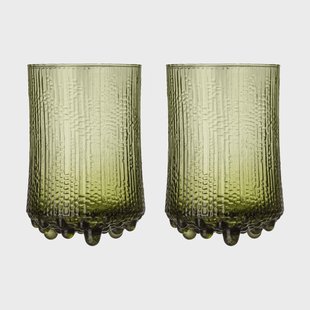 Iittala Ultima Thule bierglas Fins zand 38 cl 2-pack Groen