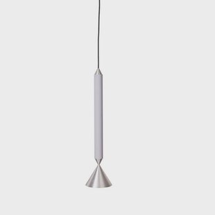 Apollo 39 hanglamp lichtgrijs/gepolijst aluminium Pholc - Woonkamer - Kunststof