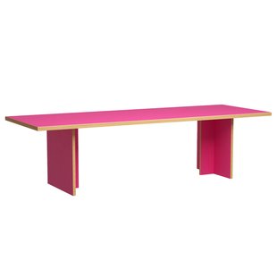 HKliving Dining Table Eettafel 280x100 Raspberry