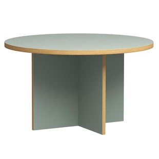 HKliving Dining Table Eettafel&Oslash;130 Pale Green