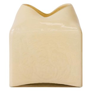 HKliving Forma Glass Vaas Cream