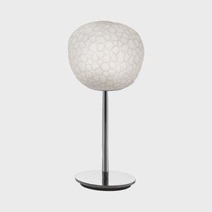 Meteorite staande tafellamp Ø 15 cm wit Artemide - Woonkamer - Designer - Glas - Bol