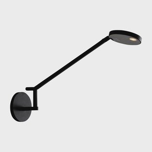Demetra Micro wandlamp 2.700 K zwart Artemide - Werkkamer / Kantoor - Designer - Metaal - 1 lamp