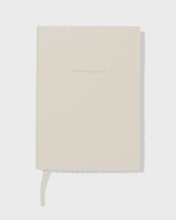 HEMA Notitieboek A5 gelinieerd PU (beige)