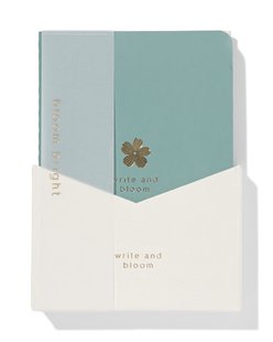 HEMA Schrift A6 gelinieerd bloemen - 3 stuks (multi)