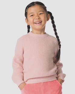 HEMA Kindertrui glitter roze (roze)