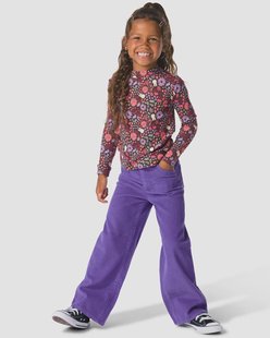 HEMA Kinderbroek corduroy paars (paars)