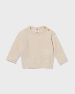 HEMA Newborn trui merinowol ecru (ecru)
