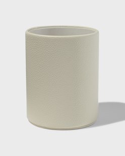 HEMA Pennenbakje ⌀8.3x10.5cm imitatieleer (beige)