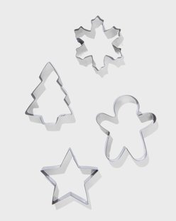 HEMA Uitsteekvormen koekjes (zilver)