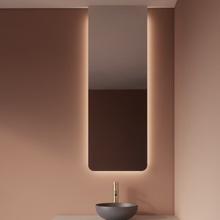 Spiegel Gliss Design Lucis met LED verlichting en Verwarming 40x120 cm