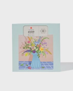 HEMA Legpuzzel 13.6x10.5cm 500 stukjes bloemenvaas