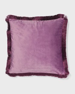 HEMA Kussenhoes 50x50cm franjes roze (roze)