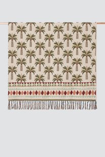 Multicolour sprei met palmbomen (130x180 cm)