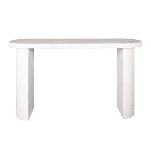 Giga Meubel - Sidetable Wit Marmer - 140cm - Make-Up Tafel - Arch
