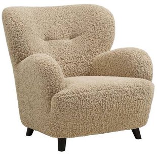 House Nordic Lunaro Loungestoel Lichtbruin