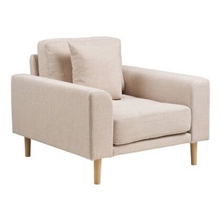 House Nordic - Fauteuil Zand Stof - 92x90x54cm - Lido