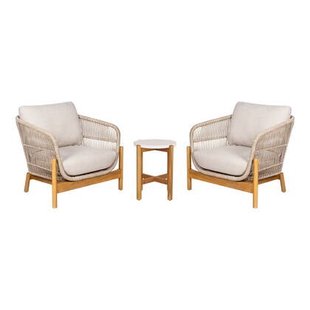 House Nordic - Tuinset Touw|Acaciahout - 78,5x86x72cm - Terracina