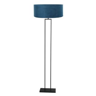 Steinhauer - vloerlamp - Stang - zwart - metaal velours stof - Ø 50cm