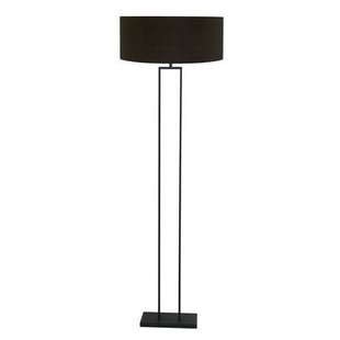 Steinhauer - vloerlamp - Stang - zwart - linnen metaal - Ø 50cm - E27