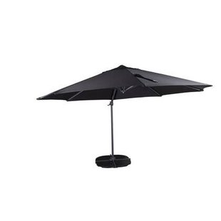 Rebellenclub Vio Parasol - ¿350 cm - Zwart