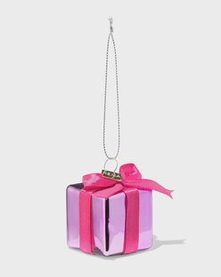 HEMA Kersthanger 4cm glas cadeautje