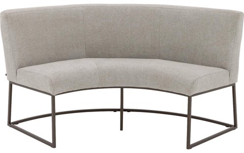 Goossens Excellent Eetkamerbank Tommie, Rond 174 cm breed