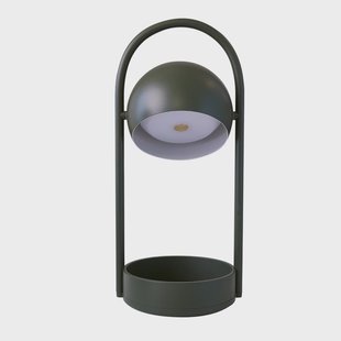 Ball draagbare LED tafellamp op batterijen, olijfgroen Ball Portable FRANDSEN - Woonkamer - Metaal - 1 lamp