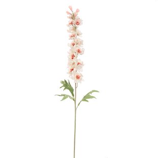 Kunstbloem Delphinium - Wit - 90 cm