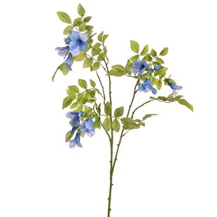 Kunstbloem Mandragora - Blauw - 82 cm