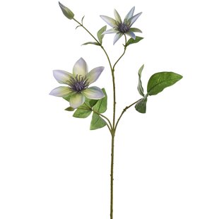 Kunstbloem Clematis - Blauw - 65 cm SALE