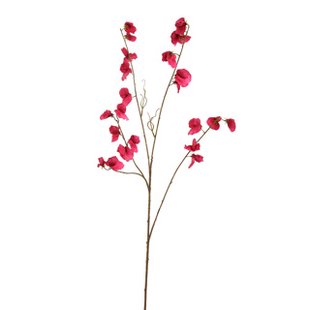 Kunstbloem Sweet Pea - Roze - 120 cm