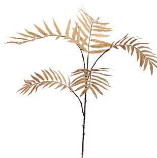 Kunstbloem Chamaedorea - Licht Bruin - 70 cm