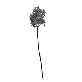 Kunstbloem Hortensia pluim - Blauw - 78 cm