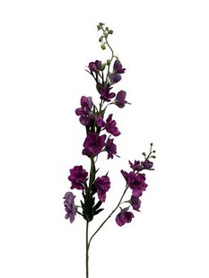 Kunstbloem Delphinium - Paars - 105 cm - real touch