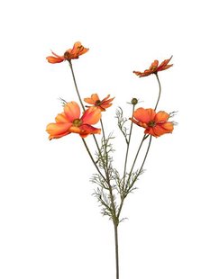 Kunstbloem Cosmo - Oranje - 73 cm