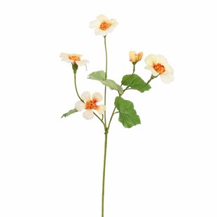 Kunstbloem Nasturtium - Perzik - 68 cm