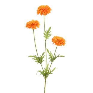 Kunstbloem Marigold Oranje - 65 cm