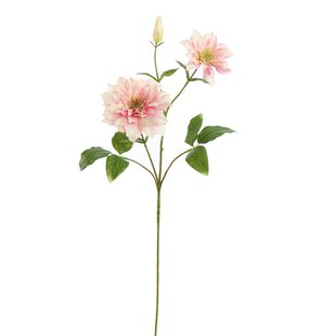 Kunstbloem Clematis Diamantina - Roze - 70 cm