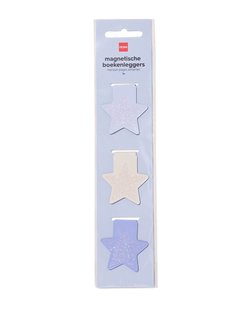 HEMA Magnetische boekenleggers sterren - 3 stuks (multi)