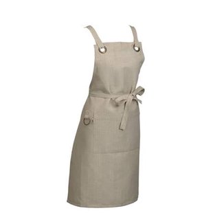 Keukenschort, Katoen, Linnen, Beige - Kela | Puro