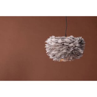 Fjôrd - Plafondlamp Grijs Veren - 35x35x20cm - Nicola